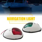 2PCS Marine navigation lights 8LED Red Green Boat Bow Light For Yacht Pontoon EU