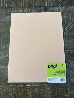 Pop! Foam Sheet 9x12” Peach