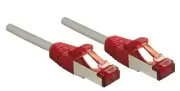 Lindy Rj45/Rj45 Cat6 0.5m networking cable Grey S/FTP (S-STP)
