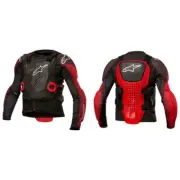 Alpinestars Youth Bionic Tech Lightweight Motocross Jackets - Black/White/Red
