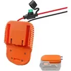 Orange Battery Adapter Replacement Parts For AEG/For RIDGID 18V Lithium Battery