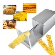 Electric Potato Tower Chip Slicer Spiral Machine Twister Cutter Stainless Steel