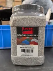 Roofing Granules White RG Lucas repair touch Composition Shingle