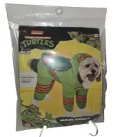 Teenage Mutant Ninja Turtles Michelangelo SMALL Halloween Dog Pet Costume TMNT