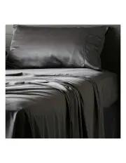 [Ettitude] Signature Sateen Fitted Sheet in Grey