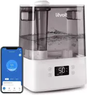 Humidifier for Bedroom Baby Home, 6L Large Tank, Top-Fill Cool Mist Air Humid...