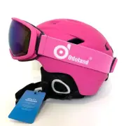 ODOLAND- Girls Ski/Snowboard Helmet and Goggle Set - Hot Pink- Small-NWT
