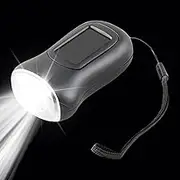 Solar Flashlights,Hand Crank Hiking Flashlight - Waterproof LED Torch Lamp with Strap Bright for Camping Home Electricity Outage Survival Hunting Fishing Tent Lighting
