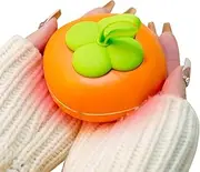 Electric Hand Warmers | Persimmon Cute Pocket Rechargeable Hand Heater,Heating Hand Warmer for Hiking, Walking, Jogging, Camping