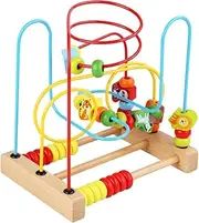SUPVOX Beads Activity Multipurpose Wooden Bead Maze Plaything for Design Enhances Cognitive Skills Engaging Learning Game for Educational for Playtime