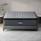 Giselle Mattress Bed Pocket Spring 34Cm Double Euro Top Latex Foam Medium Firm