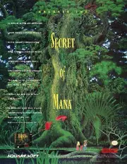 Secret of Mana Super Nintendo SNES Game Promo Ad Wall Art Print Poster - Glossy