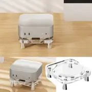Desktop Dust-proof Transparent Acrylic Stand Heat Dissipation Base For Mac Mini4