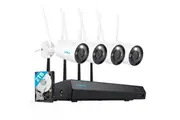 Reolink RLK12-800WB4 4K Wi-Fi 6 Security Camera System, 12-Channel NVR with 2TB HDD, Color Night Vision