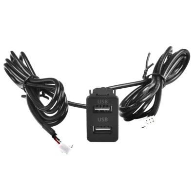 Car Multimedia Head Unit 4 Pin 6 Pin USB+Type-c Dual Port Socket Outlet Panel (for: Renault)