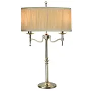 Stanford Nickel Table Lamp - Sand