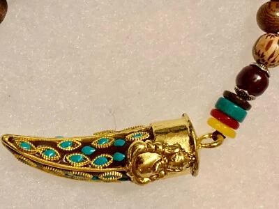 Bodhi Bead Tibetan 108 Mala With Inlay Turquoise Extraordinary