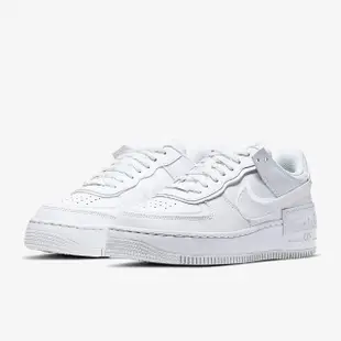 【NIKE 耐吉】休閒鞋 運動鞋 W AF1 SHADOW 女鞋 白(CI0919100)