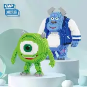 Monster University Micro Building Blocks James Mike Model Anime Diamond