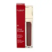 CLARINS GLOSS PRODIGE INTENSE COLOUR & SHINE LIP GLOSS 6ML #01 CHOCOLATE