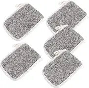VINTORKY 5pcs Soap Pouches Exfoliating Loofah Bathing Soap Storage Handmade Skin Care
