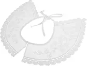 [WATIIFUFU] Detachable Lace Collar Floral Embroidery Women's Mini Capelet Hollow Out Neckwear