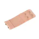 Bra Extender 2 Hook Elastic Extension Strap Plus Size Clip On Maternity Beige 1X