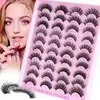 3D Fluffy Volume Natural Look Fake Eyelashes Wispy False Eyelashes Mink Lashes