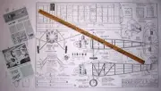 SPIRIT OF ST LOUIS PLAN + 2 ARTICLES & SCALE DATA for a 43" UC Model Airplane
