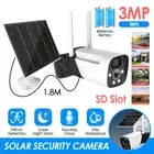3MP Solar & Battery Powered Wireless Security Camera WiFi IP Home CCTV Outdoor