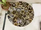 28" Agate Stone Coffee Table Top Handmade Furniture Décor Agate Table Top