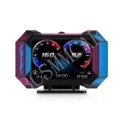 Digital Car HUD GPS Speedometer Head Up Display OBD2 RPM Gauge Overspeed Alarm