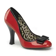 Valentine Gift: SMITTEN-01 (Red-Blk Pat) (SMITT01/RBPT) (Pleaser USA) 6