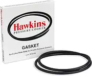 Hawkins Pressure Cooker Gasket for 8-Liter Jumbo/10-Liter/12-Liter/14-Liter, Black