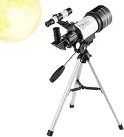 Telescope,High Magnification HD Telescope for Kids 8-12 with Lightweight Frame - 70mm Small Telescope 300 Focal Length 3X Times Gazing for Kids
