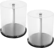 Dvd Case Cd Storage Holder 2pcs Portable Disc Case Cd Storage Rack Keep Your Media Safe