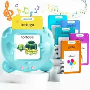 Spanish English Talking Flash Cards 510 Sight Words Bilingual Learning Toys for Children, Autism Sensory Speech Therapy Toys Vocabulary Educational Games