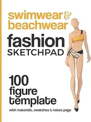 Swimwear & Beachwear Fashion Sketchpad: Create Fashion Portfolio with 100 Ready-Drawn Female Figure Template Croquis