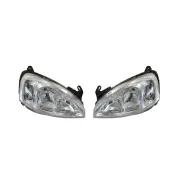 Right & Left Headlight for Holden Barina XC Crystal Blinker 04/2001-11/2005