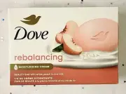 Dove Beauty Bar Soap, REBALANCING White Peach & Rice Milk (1 BAR)
