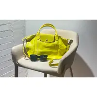 在飛比找蝦皮購物優惠-二手正品 LONGCHAMP Le Pliage Cuir 