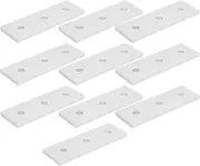 Denash Mending Joining Plates, Long Service Time Flat Connecting Joining Plate Straight Lengthening Connection Professional Design for Straight Lengthening Connection (3030)