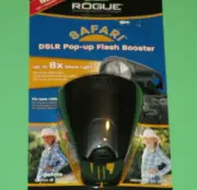 Rogue Safari DSLR Pop-Up Flash Booster (Black) New Sealed A2