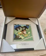 Framed Mickey Mouse/ ESPN Touchdown Mickey 14 X 14 Numbered