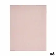 Tablecloth Thin Canvas Anti-stain Star 140 x 180 Cm Pink 6 Units