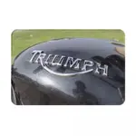 TRIUMPH  MOTORCYCLE LOGO   (2) 浴室防滑地墊 廁所衛生間腳墊 門口吸水速乾進門地毯 洗手間