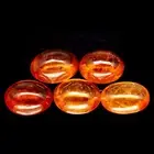 Shola Real 11,40 CT Natural Orange Spessartine Garnet 5 Piece From Namibia