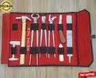 FARRIER TOOL KIT NIPPER CLINCHER NAIL PULLER RASP HAMMER HOOF KNIFE 7-PCS KIT