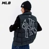 在飛比找momo購物網優惠-【MLB】大Logo羽絨背心 紐約洋基隊(3ADVB0336