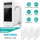 SimPure Q3-600G Tankless Reverse Osmosis RO Water Filtration System +11*Filters